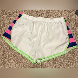 RBX X-Dri White and Pink Women's Athletic Shorts